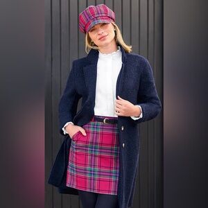 Navy Wool Coatigan *Mended*